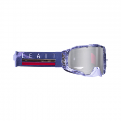 LEATT (nowy kod 2022) GOGLE VELOCITY 6.5 IRIZ GOGGLE GIRAFFE LENS SILVER 50% - KOLOR SZARY/BIAŁY SZYBKA LUSTRZANA SREBRNA