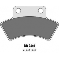 DELTA BRAKING KLOCKI HAMULCOWE KH232 QUADZILLA, POLARIS TYŁ