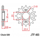 JT 2021/12 ZĘBATKA PRZEDNIA 2200 13 BMW G 450 X '08-11', HUSQVARNA 449/511 TC/TE/SM '11-12' (220013JT) (ŁAŃC. 520)