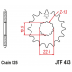 JT 2021/12 ZĘBATKA PRZEDNIA 433 14 SUZUKI GSF/GSX/RF 400 '86-94', TS/TM 250 '71-83' (ŁAŃC. 525) (43314JT)