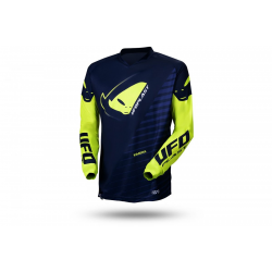 UFO 2022 KOSZULKA KIMURA CROSS DZIECIĘCA /JUNIOR/ KIDS KOLOR NIEBIESKI ŻÓŁTY FLUO ROZMIAR S