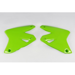 UFO, kryty chladičů, Kawasaki KLX 400R '03-21,zelená barva