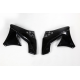UFO 2021/10 OSŁONY CHŁODNICY KAWASAKI KXF 250 '09-12, KOLOR CZARNY