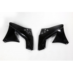 UFO 2021/10 OSŁONY CHŁODNICY KAWASAKI KXF 250 '09-12, KOLOR CZARNY