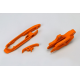 UFO 2021/10 KOMPLET SLIZG + PROWADNICA ŁAŃCUCHA KTM SX 125/150/250, SX-F 250/350/450 '11-15, SX 250 '16, KOLOR POMARAŃCZOWY