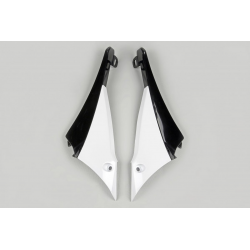 UFO 2021/10 ŁĄCZNIK OSŁON CHŁODNICY YAMAHA YZF 450 '10, KOLOR BIAŁY/CZARNY