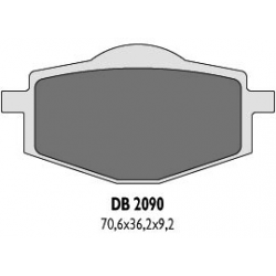 DELTA BRAKING KLOCKI HAMULCOWE KH101 TYŁ - ZASTĘPUJĄ DB2090MX-N ORAZ DB2090QD-N