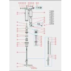KYB ZESTAW NAPRAWCZY AMORTYZATORA TYLNEGO SHERCO '19- (SERVICE KIT)