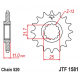 JT 2021/12 ZĘBATKA PRZEDNIA 566M 15 YAMAHA YZF R6 '99-20', YZF R7 '99-01', YZF 750 R '99-01', FZ6 '04-09' (566M15JT) (ŁAŃC. 520)