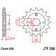 JT 2021/12 ZĘBATKA PRZEDNIA 266 14 HONDA CR 125 '79-'85 (26614JT) (ŁAŃC. 520)