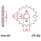 JT 2021/12 ZĘBATKA PRZEDNIA 514 15 KAWASAKI KX 125 '84-'93 (51415JT) (ŁAŃC. 520) NA ZAMÓWIENIE