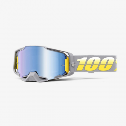 100 PROCENT FA21 (NOWOŚĆ 2022) GOGLE ARMEGA COMPLEX - MIRROR BLUE LENS KOLOR SZARY/ŻÓŁTY SZYBKA NIEBIESKIE LUSTRO