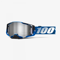 100 PROCENT FA21 (NOWOŚĆ 2022) GOGLE ARMEGA ROCKCHUCK - FLASH SILVER LENS KOLOR NIEBIESKI/CZARNY/BIAŁY SZYBKA SREBRNE LUSTRO