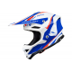 UFO 2022/04 KASK DIAMOND KOLOR BIAŁY CZERWONY NIEBIESKI ROZMIAR XL