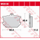 TRW LUCAS ZF KLOCKI HAMULCOWE KH034 ORGANIC YAMAHA XS 250 '77-'80, XS 400 '77-'82, SR 500 '78-'87, XJ 650 '80-'82, XS 650/750 '7