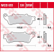 TRW LUCAS ZF KLOCKI HAMULCOWE KH281 SINTER HONDA FES 125/150 PANTHEON '98-'06, FES 250 FORESIGHT '98-'05 PRZÓD