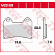 TRW LUCAS ZF KLOCKI HAMULCOWE KH244 ORGANIC HONDA CB 400 SUPER FOUR '97-, BMW R NINE T '16-'18, DUCATI 748/996 '98-'07, MULTISTR
