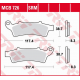 TRW LUCAS ZF KLOCKI HAMULCOWE KH324 ORGANIC APRILIA ATLANTIC 125 '03-, SCARABEO 125 '04-'10, ATLANTIC 200 '02-'05, SCARABEO 200