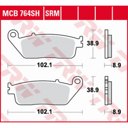 TRW LUCAS ZF KLOCKI HAMULCOWE KH142 SINTER HONDA FJS 400 SILVERWING '06-'16, FJS 600 SILVERWING '01-'16, YAMAHA XC 125 MAJESTY '