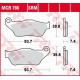 TRW LUCAS ZF KLOCKI HAMULCOWE KH430 SINTER YAMAHA YP 125 X-MAX '06-'09, XP 250 X-MAX '05-'09 PRZÓD