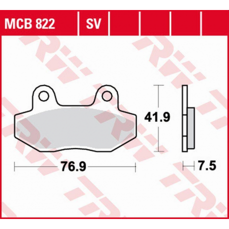 TRW LUCAS ZF KLOCKI HAMULCOWE KH086 SINTER STREET HYOSUNG GT '03-'17, GV 125 '00-'17, XRX '99-'14, GT 250 '04-'14, GT 650 '04-,