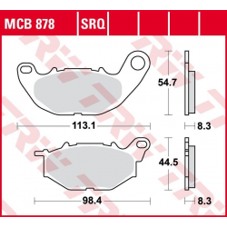 TRW LUCAS ZF KLOCKI HAMULCOWE KH663 SINTER TRACK YAMAHA YZF 250R '15-, X-MAX 300 '18-, YZF R3 '15-, MT-03 '17-, PRZÓD