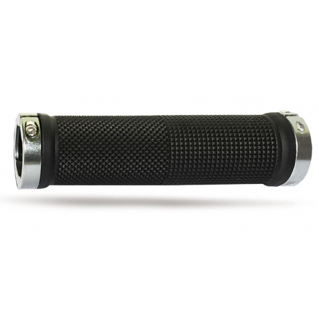 PROGRIP 2022/06 MANETKI PG999 ATV / JET SKI / MTB (22+22MM, DŁ. 120MM) KOLOR CZARNY ZE SREBRNĄ BLOKADĄ LOCK ON (999-319)