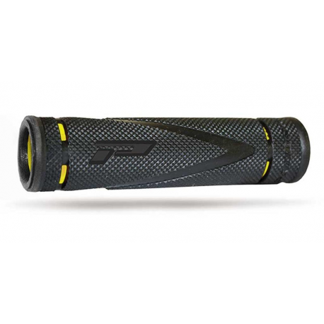 PROGRIP 2022/06 MANETKI PG838 ATV (22+22MM, DŁ.125MM) KOLOR CZARNY/ŻÓŁTY (DWUSKŁADNIKOWE) (838-SA-202 838-202 SA)