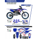 UFO 2022/06 KOMPLET PLASTIKÓW PLUS KOMPLET NAKLEJEK (OKLEIN) YAMAHA YZ 125 '22 PATRIOT KOLOR OEM (BIAŁY/NIEBIESKI)