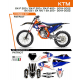 UFO 2022/06 KOMPLET NAKLEJEK (OKLEIN) KTM SX 125 '19-'22 PATRIOT KOLOR CZARNY