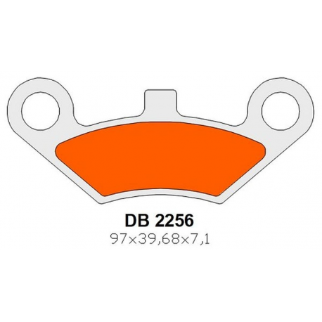DELTA BRAKING 2022/06 KLOCKI HAMULCOWE PRZÓD KH453 CF MOTO CF 500/625/800 TERRALANDER '11-'15