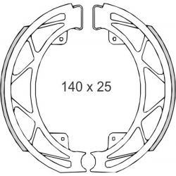 BRENTA SZCZĘKI HAMULCOWE PIAGGIO FLY 05'-/LIBERTY 97'-14'/LIBERTY 4T 00'- (140x25mm)