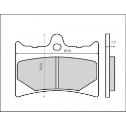 BRENTA KLOCKI HAMULCOWE KH126