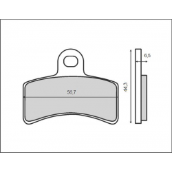 BRENTA KLOCKI HAMULCOWE KH291 (GAS GAS)