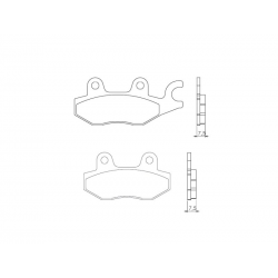 BRENTA KLOCKI HAMULCOWE KH165 / KH215 SPIEK METALICZNY (ZŁOTE)