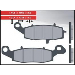 BRENTA KLOCKI HAMULCOWE KH229 SPIEK METALICZNY (ZŁOTE)