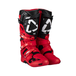 Leatt, cross boty 5.5 Flexlock Boots Red, barva červená/černá, velikost 48 / 31.5 cm