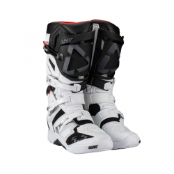 Leatt, cross boty 5.5 Flexlock Boots White, barva bílá/černá, velikost 43 / 27.5 cm