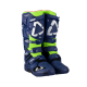 LEATT (NOWOŚĆ 2023) BUTY CROSS 4.5 ENDURO BOOTS BLUE KOLOR GRANATOWY/ZIELONY FLUO ROZMIAR 45.5 / 29.5 cm