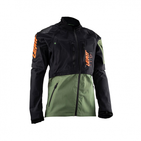 LEATT (NOWOŚĆ 2023) KURTKA MOTO 4.5 HYDRADRI CACTUS BLACK KOLOR ZIELONY/CZARNY ROZMIAR M