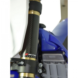 SCAR RACING OSŁONY GORNEJ CZĘŚCI GOLENI LAG TELESKOPÓW CARBON WYMIARY 160X52 MM