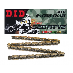 DID 520 ATV2 G&B-94 ŁAŃCUCH ZŁOTY (94-OGNIW) X-RING (OTWARTY + ZAPINKA) - ZASTĘPUJE 520ATV