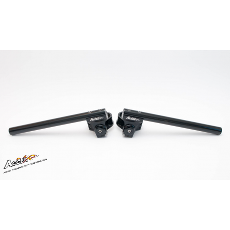 ACCEL KIEROWNICA DWUCZĘŚCIOWA REGULOWANA STREET CLIP-ON UCHWYT 55MM KOLOR CZARNY - PROMOCJA