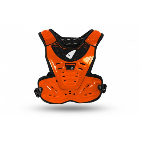 UFO 2023/04 OSŁONA KLATKI PIERSIOWEJ CHEST PROTECTOR REACTOR DLA DZIECI NEON KOLOR POMARAŃCZOWY KOLEKCJA 2023