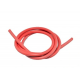 TESLA PRZEWÓD WYSOKIEGO NAPIĘCIA ZAPŁONOWY (COPPER CABLE) SILIKONOWY 7MM (CZERWONY) - CENA ZA 1M
