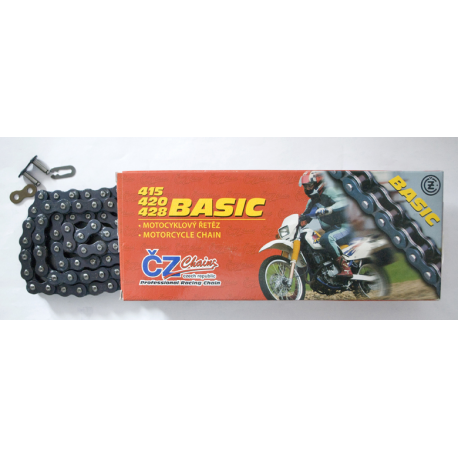 CZ ŁAŃCUCH NAPĘDOWY 428 BASIC (428S) (140 OGNIW) (19,2 KN) + ZAPINKA