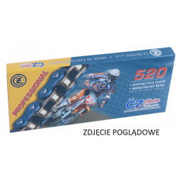 CZ ŁAŃCUCH NAPĘDOWY 520 M (118 OGNIW) MOTOCROSS DO 125 CCM (2T), 250 CCM (4T) (35,0 KN) + ZAPINKA