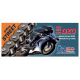 CZ ŁAŃCUCH NAPĘDOWY 530 DZX (112 OGNIW) ACTIVE RING (X-RING) CHROM DO 1200 CCM (43,0 KN) + ZAKUWKA DRĄŻONA