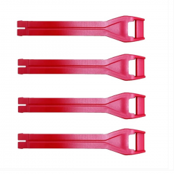 GAERNE CZĘŚCI ZAMIENNE KOMPLET PASKÓW (4 SZT) DO BUTÓW SG-22, DŁUGIE KOLOR CZERWONY
