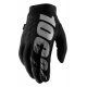 100%, rukavice CROSS/ENDURO, model BRISKER YOUTH SOFTSHELL BLACK/GREY, velikost S